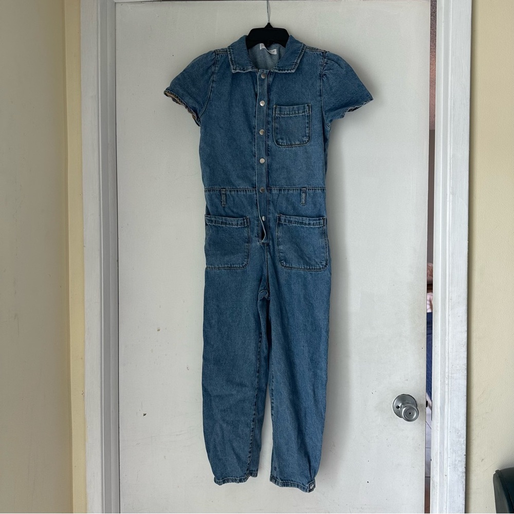 ZARA Jean Jumpsuit.